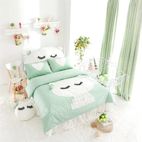 Buy 2017 100Cotton luxury Bedding Set for girls cute