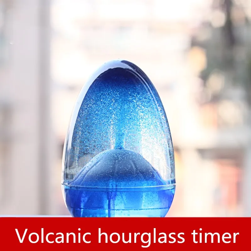 

Multicolored two-way volcanic eruption effect hourglass Creative hourglass Home furnishing Children's Gifts Wedding gifts