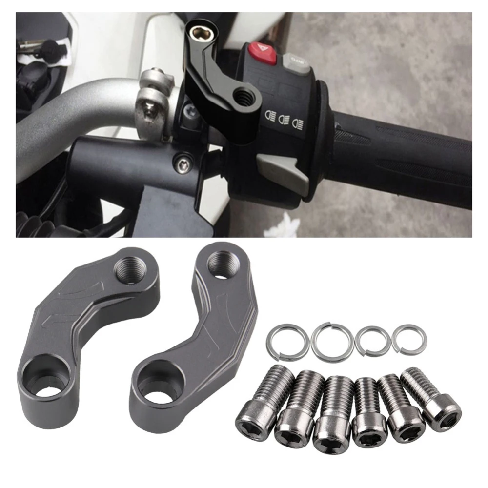

1 set Motorcycle Mirrors Riser Extension Brackets Adapter for BMW R1200GS LC Motorcycle Accessories