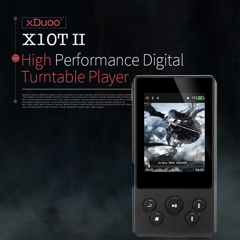 Цифровой музыкальный плеер XDUOO X10T II Bluetooth Hi Fi проигрыватель MP3 с поддержкой DSD256 PCM