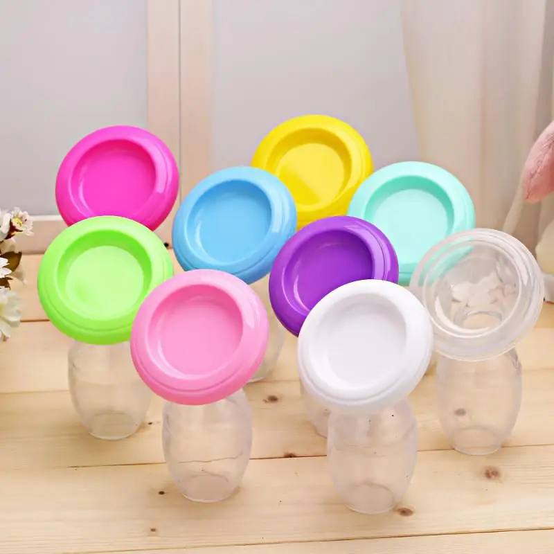 None Silicone Breastfeeding Manual Nursing Strong Suction Reliever Breast Pumps Feeding Milk Sucking Bottle