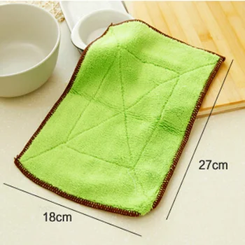 

5 Pack 18x27cm Microfiber Cleaning Cloth Towels Kitchen Dishcloth Highly Absorbent Extra Soft Face Assorted Colors for Dish Car