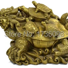 Повезло Ruyi xiangtai меди дракон черепаха украшение дома аксессуары технология подарок extra large