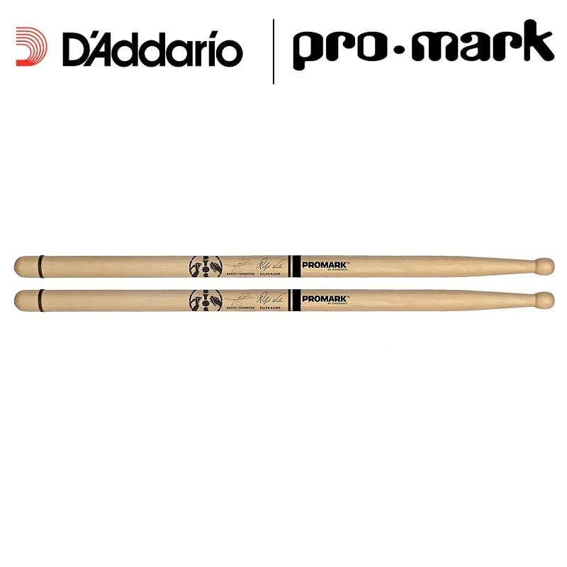 Promark по Д 'Аддарио "Приведи свой собственный стиль" BYOS Marching барабанные палочки, Hickory овальный деревянный наконечник Daddario