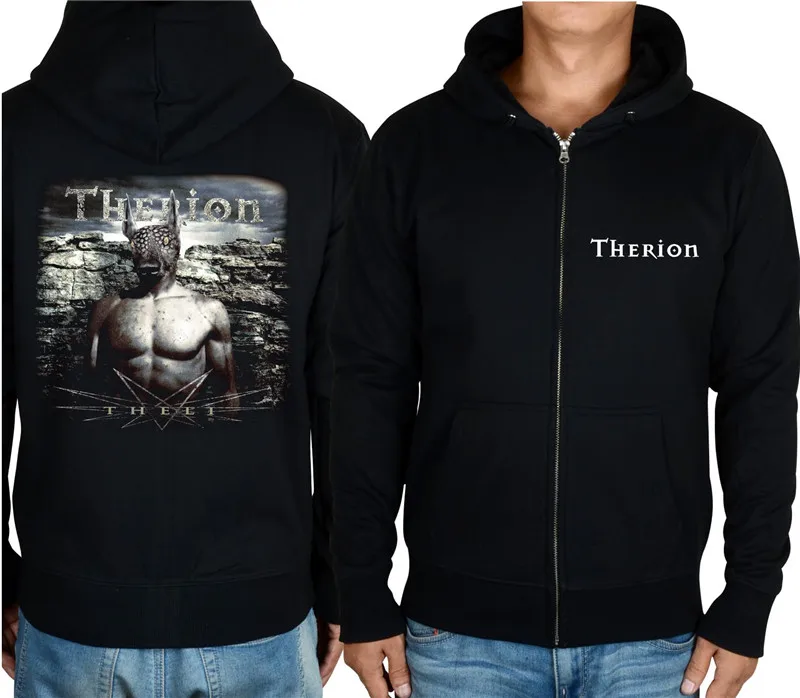 15 дизайнов Швеции Therion рок худи, зимняя куртка для мужчин смерти тяжелый металл молния толстовка флис готический Классический богиня - Цвет: 5