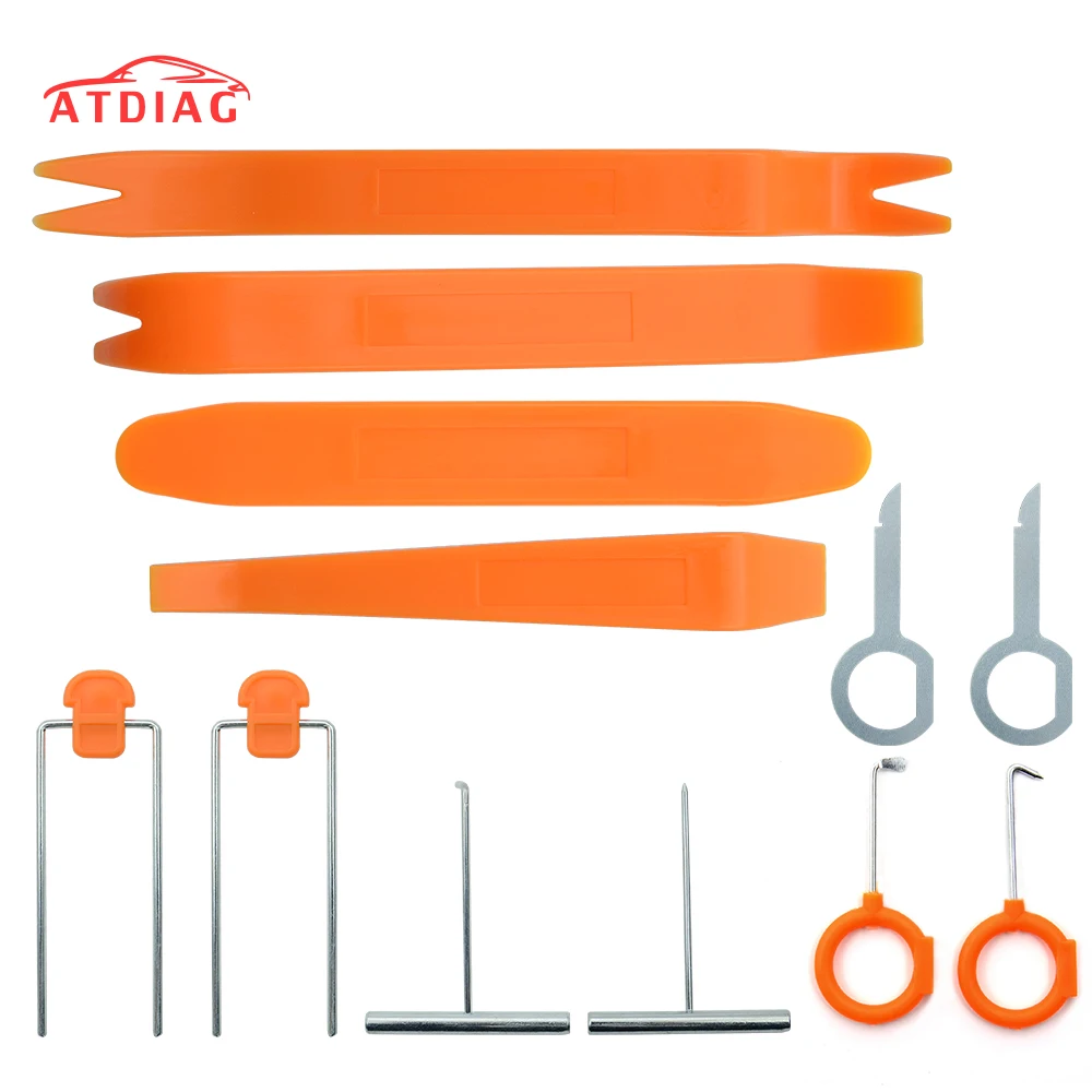 4Pcs Auto Car Radio Panel Door Clip Panel Trim Dash Audio Removal Kit