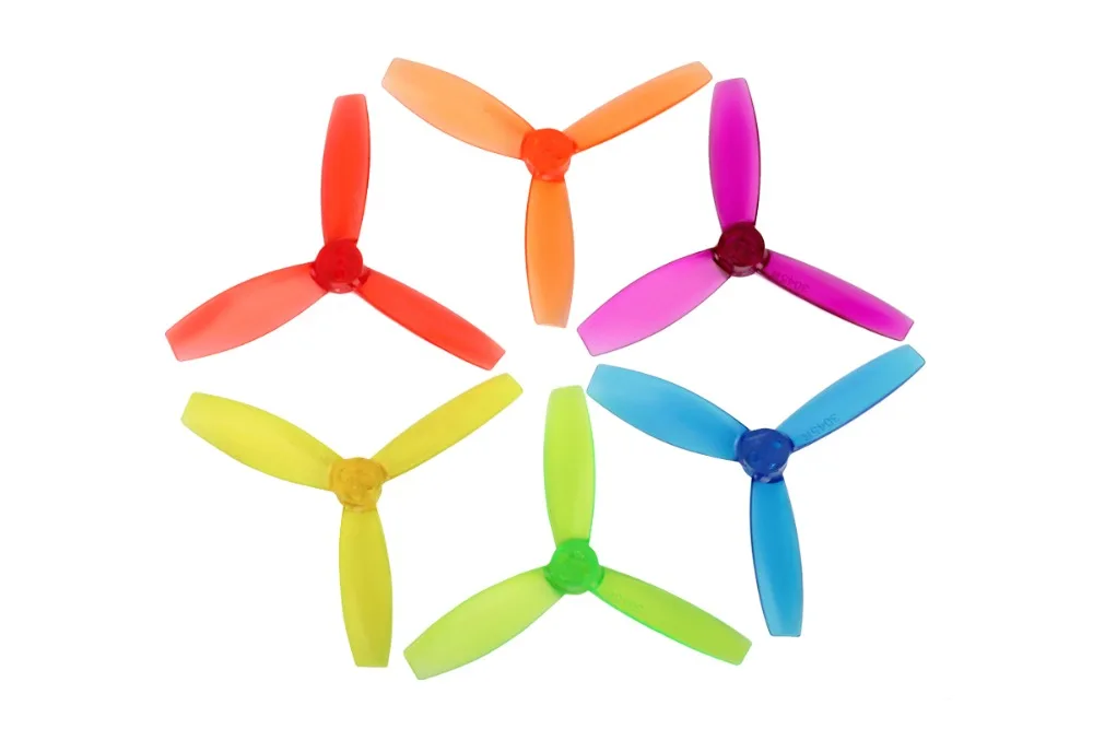 12 пар DYS 3 дюйма tri-balde FPV racing prop PC propeller 3045 XT30453S 3x4 5 отверстия CW/CCW для гоночной рамы
