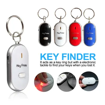 

New 5pcs LED Torch Light Remote Sound Control Lost Key Car Engine Finder Locator Keychain Alarm Locator Track Phone Wallet Key