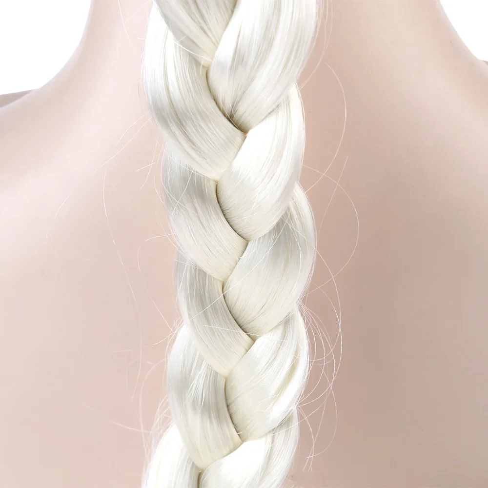 Cosplay Wig for Long Wavy Hair Ice Princess Frozen Snow Elsa Wig CHILDREN'S WIG Kids Party Wigs Braid Beige Cosplay Wig for Long Wavy Hair Ice Princess Frozen Snow Elsa Wig CHILDREN'S WIG Kids Party Wigs Braid Beige