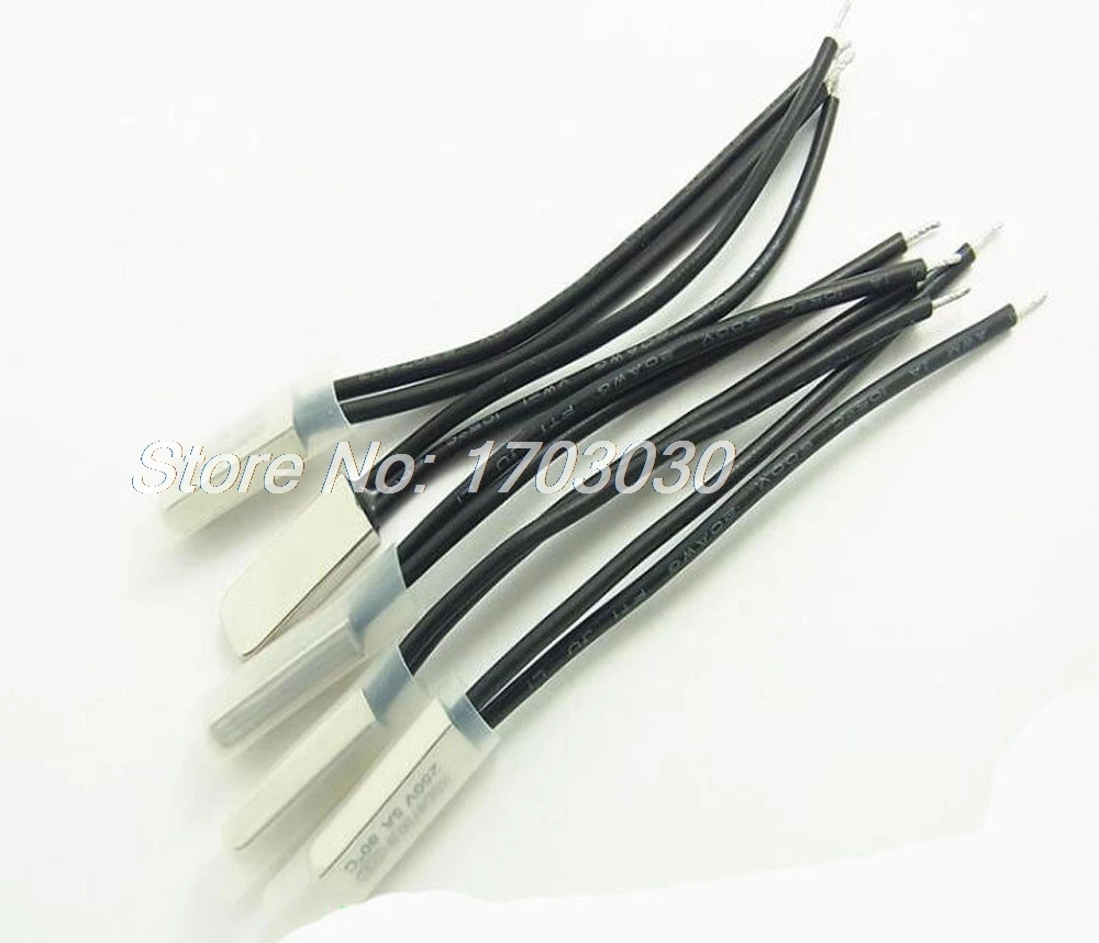 

10 PC KSD9700 Metal thermal protector emperature control switch Normally Closed