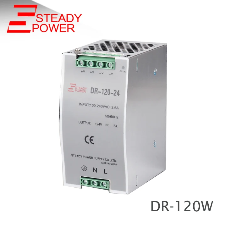 

(DR-120-12) Stable DC voltage source Din rail 12v 10a switching power supply 120w din rail power supply