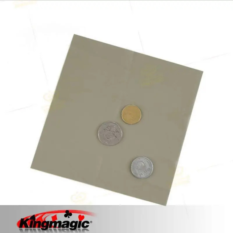 Лидер продаж 5 шт./лот монета из Монеты Через Кубок резиновый лист в чашку