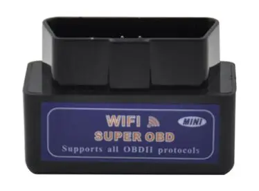 100 шт./лот мини ELM327 Wi-Fi V1.5 по каналам OBDII/OBD2 Авто сканер инструмент Поддержка Android и IOS Системы ELM 327 Wi-Fi Поддержка протоколы OBD II - Цвет: Black