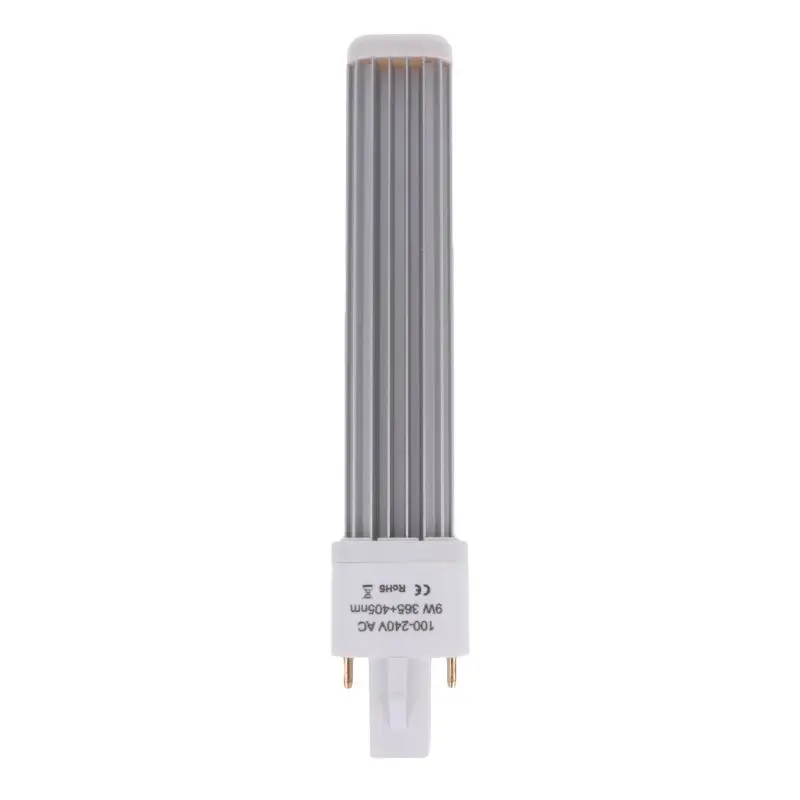 Secador de Luz Novo Unha Arte Gel Cura Tubo Lâmpada uv Manicure Lâmpadas Ferramentas 1 pc 9 w 4 gel cura secador de luz tubo lâmpada