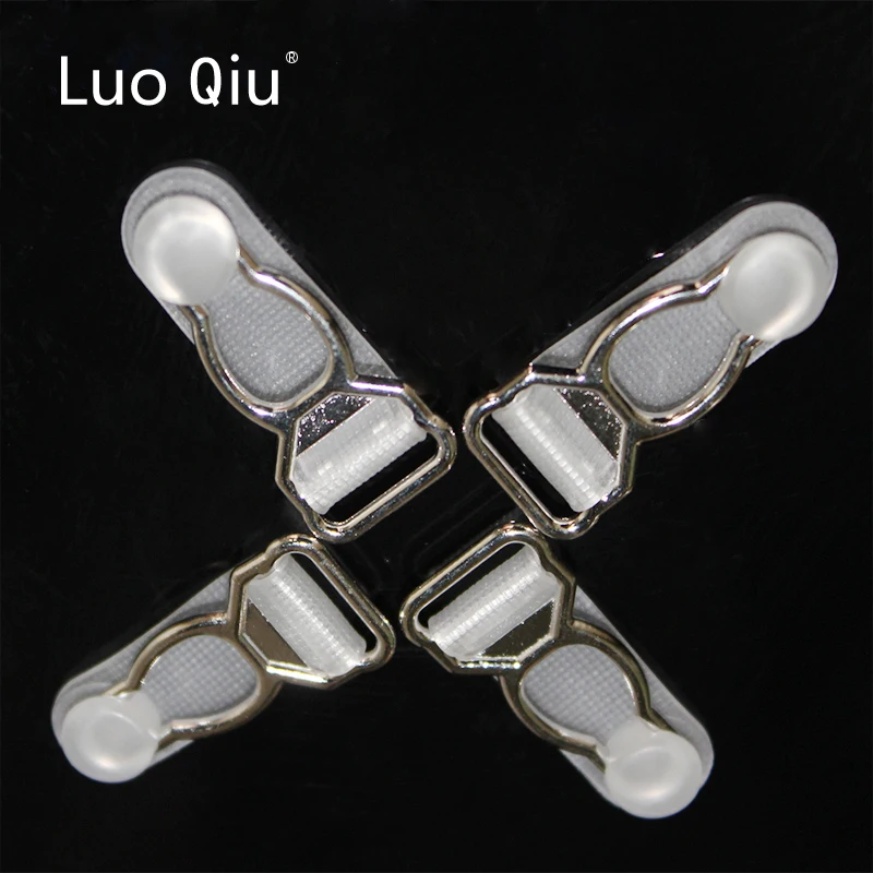 Luo Qiu high quality nickel plated alloy suspender clip garter belt