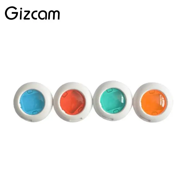 Gizcam Портативный Симпатичные 4 цветной фильтр объектива селфи для цифровой