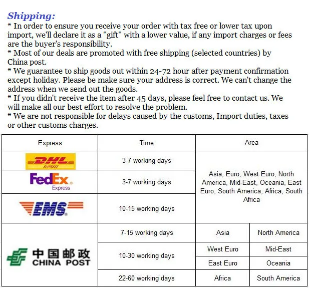 1 Shipping