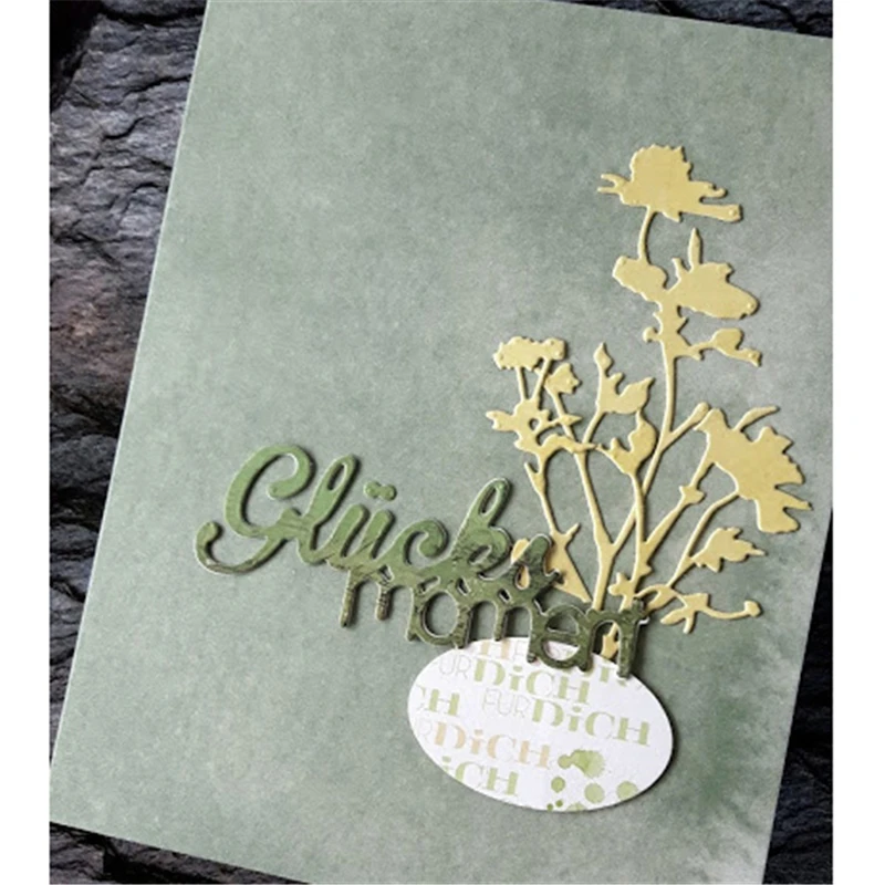 

Eastshape Words Metal Cutting Dies Geburtstag/Gratulation Scrapbooking For Making Cards Decorative Embossing DIY Craft Stencil
