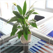 Wrought iron balcony flowerpot desk corner shelf, desktop debris storage rack office Desk Balcony corner Rack