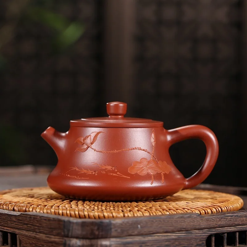 Песчаный горшок чайник чайные наборы рекомендуется dahongpao окрашенный камень Тыква ковш горшок новые специальные wechat бизнес агент