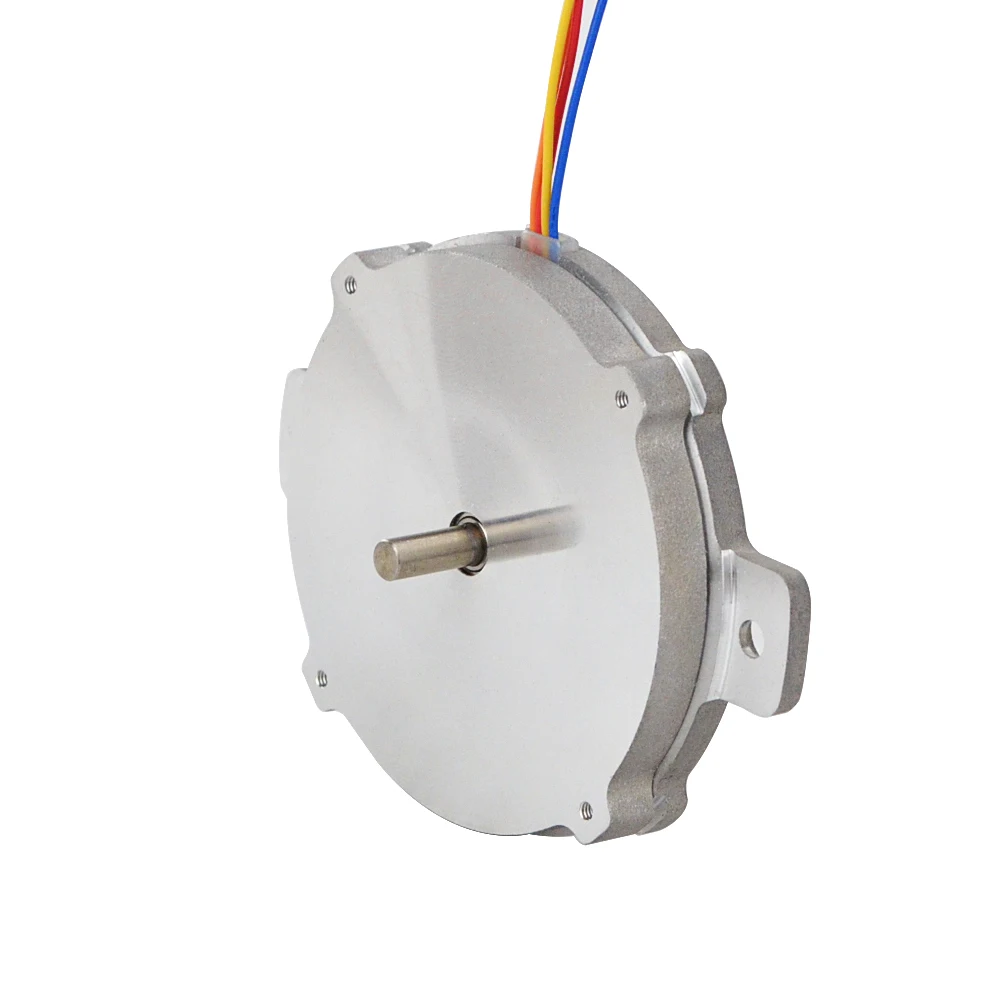 Round Pancake Nema 24 Stepper Motor Bipolar 1.8deg 6Ncm(8.498oz.in) 1A