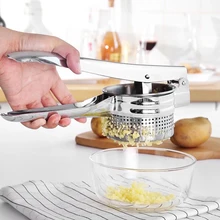 Large Stainless Steel Manual Potato Ricer Masher Squeezer Boiled Fruit Vegetable Presser Crusher Puree Maker Kitchen Gadgets