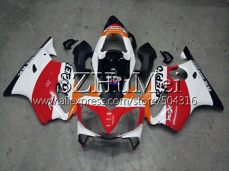 Корпус для HONDA CBR 600 F4i CBR 600F4i CBR600FS 600 FS горячая Распродажа blk 48SH19 CBR600 F4i 01 02 03 CBR600F4i 2001 2002 2003 обтекатели - Цвет: No.  5