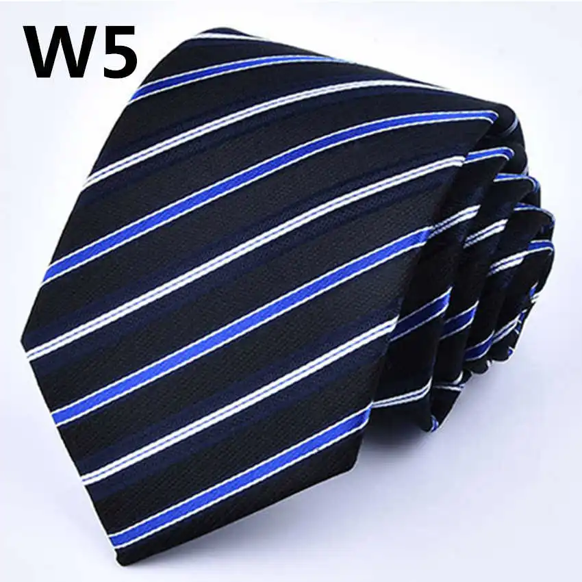 Новое поступление мужские галстуки Простые Свадебные ie для вечерней вечеринки однотонные цветные галстуки FR189121 - Цвет: W5