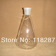 500 мл, стеклянная колба Erlenmeyer, стеклянная коническая колба, шея 24/29, лабораторная стеклянная фляга