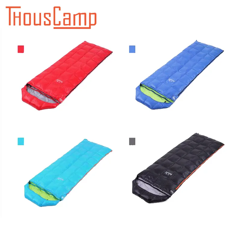 Outdoor Camping Warm Sleeping Bag Envelope Type Super Light Duck Down Sleeping Bag Spring And Autumn 900G