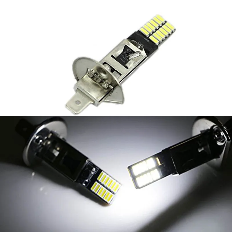 20 шт. супер белые 6500K H1 H3 24 SMD светодиодный Сменные лампы Противотуманные фары DRL