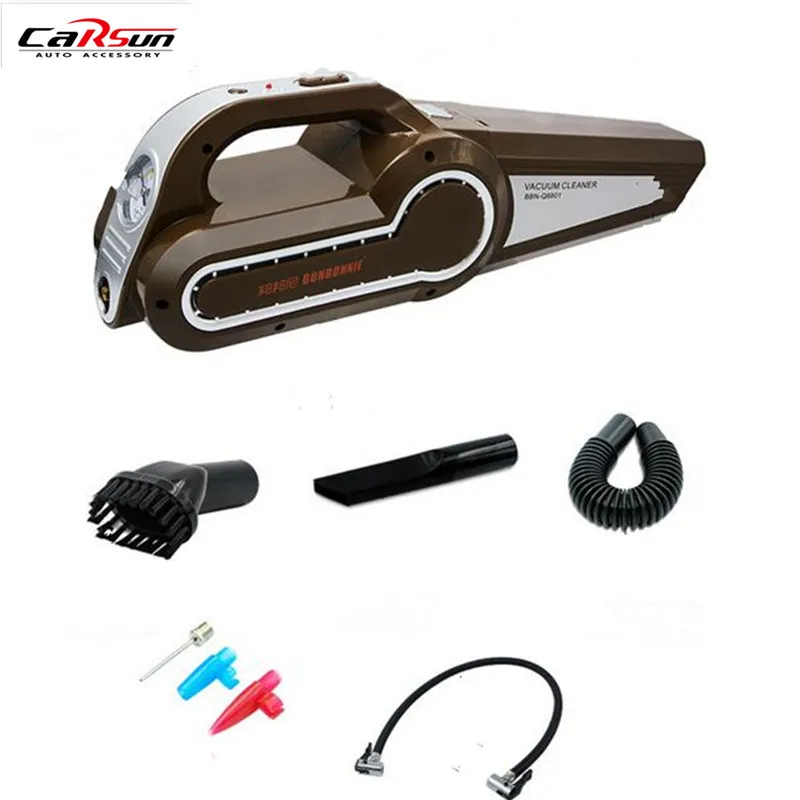 

CARSUN 4 In 1 Super Suction120W Portable Car Vacuum Cleaner Wet And Dry Dual Use Auto Cigarette Lighter Filter 12V 8801