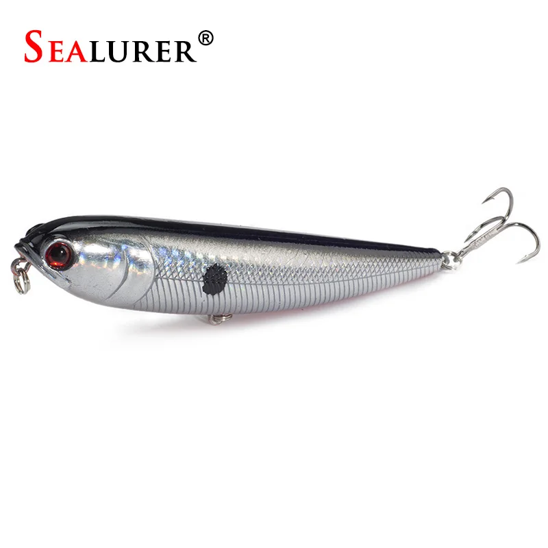SEALURER Topwater рыболовные приманки плавающий воблер 11 см длина 20 г 4 # крючки Bionic Pesca