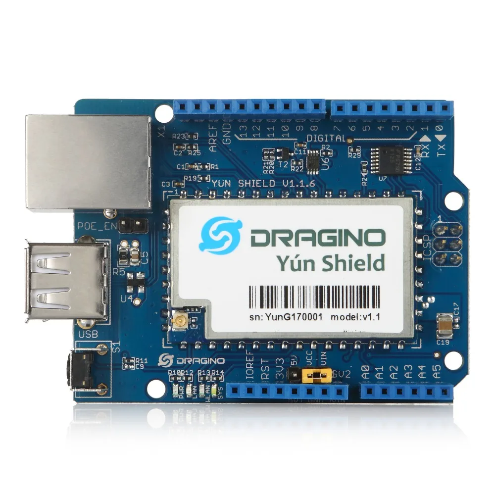 Yun щит 1.1.6 WiFi беспроводной Linux Ethernet USB все в одном для Arduino Leonardo UNO Mega2560