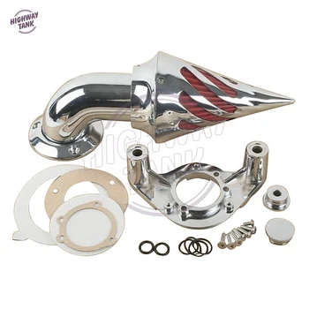 

Chrome Aluminum Motorcycle Spike Air Cleaner Filter case for Harley Davidson XL Models Sportster XL883 1200 1991-2006