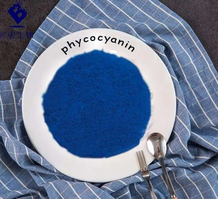 Натуральный органический синий Spirolina окраска порошок
