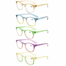 R144 Mix Eyekepper 5 упаковка Модные женские очки для чтения(по одному для каждого цвета)+ 0,50-+ 4,00