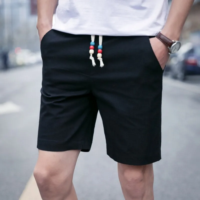 2017 Summer Trendy Casual Shorts Men Fashion Beach White/Black Shorts