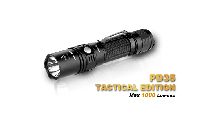 

2015 New Fenix PD35 TAC Tactical Linternas Cree XP-L 1000 Lumens PD35TAC 6 Mod50 Waterproof Portable Torch