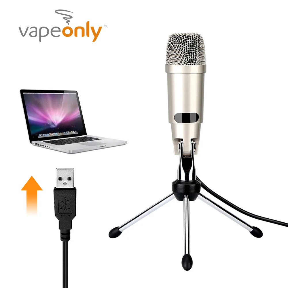 

Vapeonly HY-1 USB Wired Microphone with Recording Function for Windows Linux Mac OS PC Laptop Audio Studio Vocal Recording