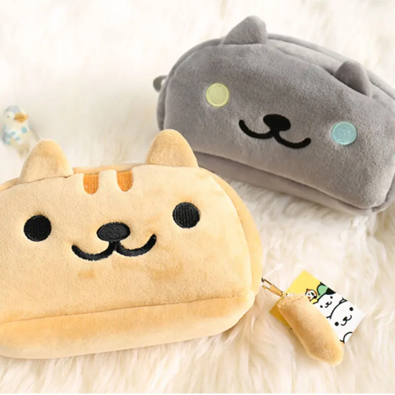 Big Capacity Cat pencil case Cute plush pen pouch box Storage bag stationery gift school supplies canetas gifts escolar Big Capacity Cat pencil case Cute plush pen pouch box Storage bag stationery gift school supplies canetas gifts escolar