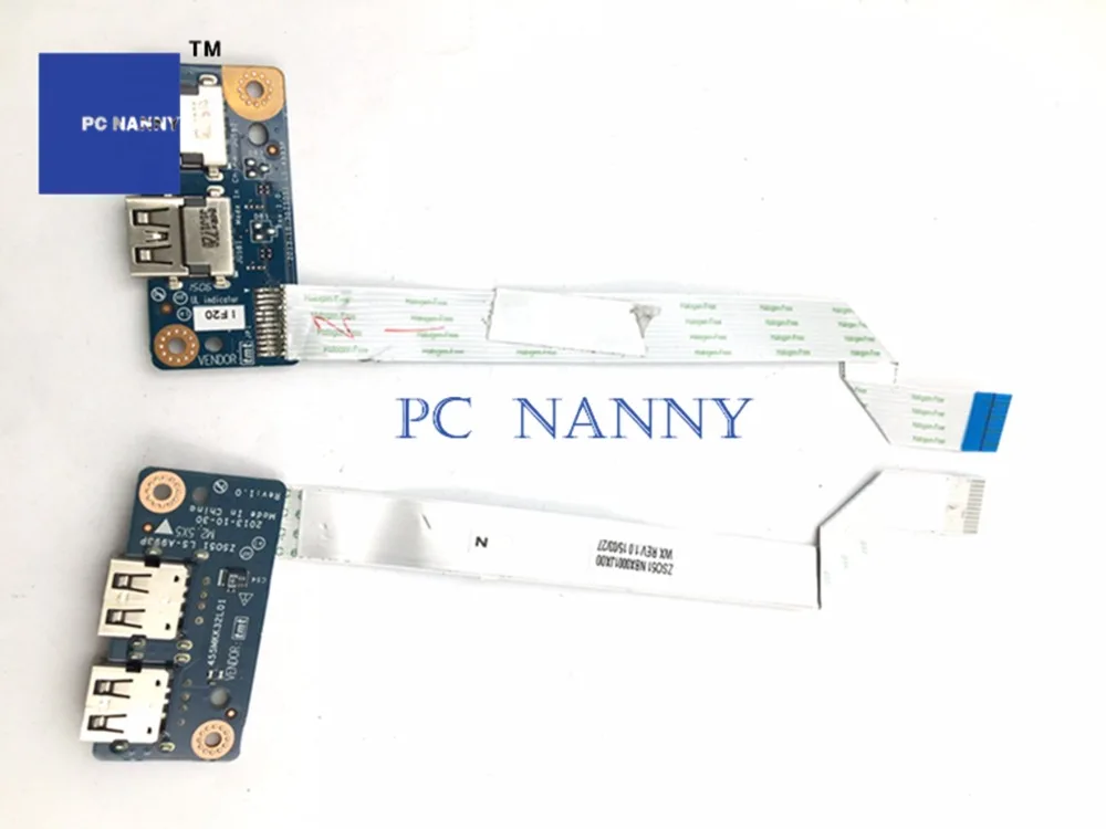 

PC NANNY Original USB PCBA Board For HP 15-G 15-R 250 255 256 G3 ZS051 LS-A993P WORKS
