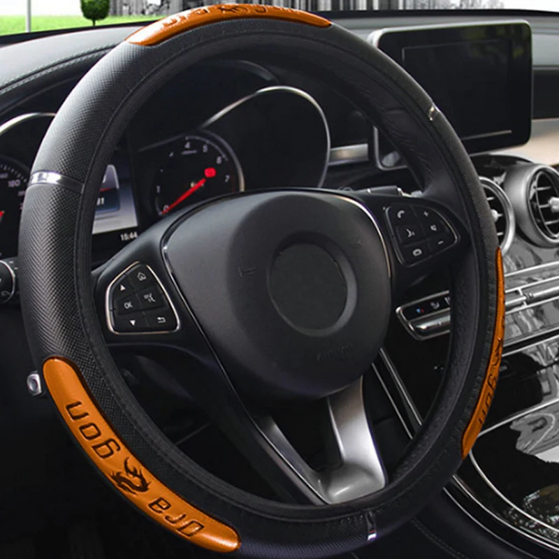 38CM Auto Car Steering Wheel Cover Anti catch Holder