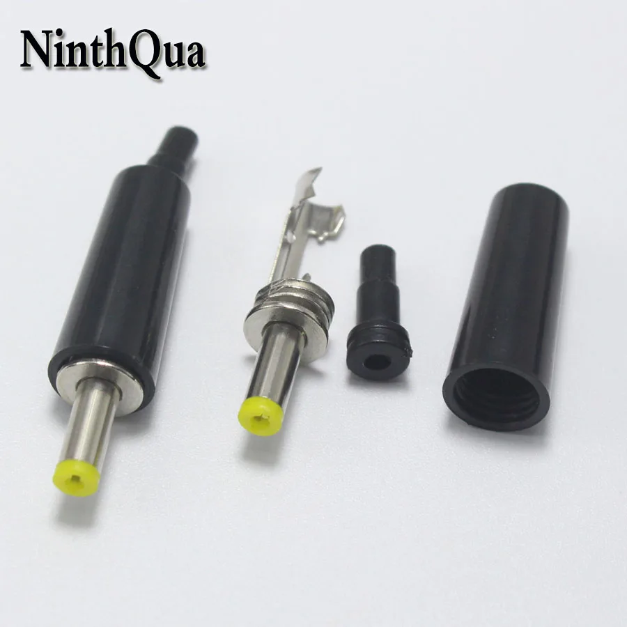 1pcs New Black 4.0*1.7mm DC Power Plug with Tail ABS 4.0mm x 1.7mm Male Plugs Connector DIY Repair Jack Audio Adapter | Обустройство