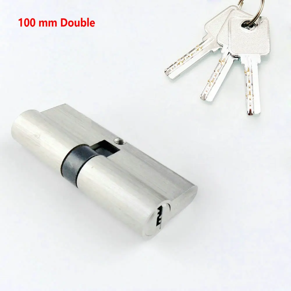 Brass European Standards lock cylinder with 3 brass computer keys anti