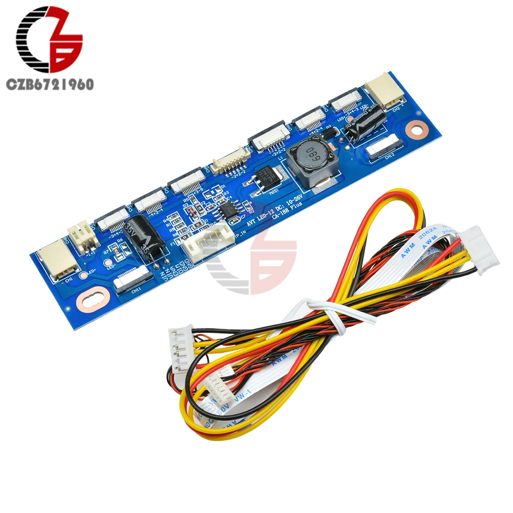 

LED Backlight Inverter Tester Module 2P 6P 10P 12P Full Interface Universal LED Booster Constant Current Tester Board