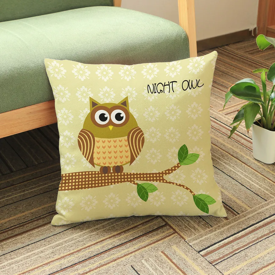 لطيف البومة الكرتون وسادة حيوان أليف هندسية شريط الزخرفية المخدة سيارة كنبة مكتب كرسي المنزل ديكور رمي الوسائد لطيف البومة الكرتون وسادة حيوان أليف هندسية شريط الزخرفية المخدة سيارة كنبة مكتب كرسي المنزل ديكور رمي الوسائد