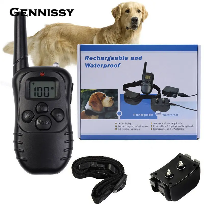 Waterproof and Rechargeable Electronic Shocking Vibration Remote Dog