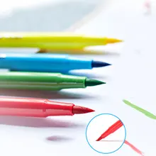 12 цветов набор кистей и ручек офисный сенсорный акварельный маркер фабричное чернильное перо мягкий наконечник искусство Ремесла Ручка для канцелярских принадлежностей школьные принадлежности