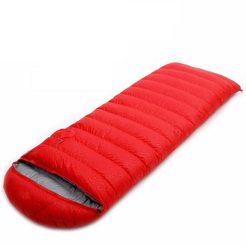 

Adults' 3 Season Duck Down Splicing Sleeping Bags Outdoor Sports Thick Hiking Camping Climbing Warm Sleeping Bag S208
